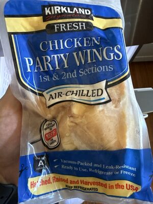 Chicken Party Wings 1st & 2nd Sections Air-Chilled