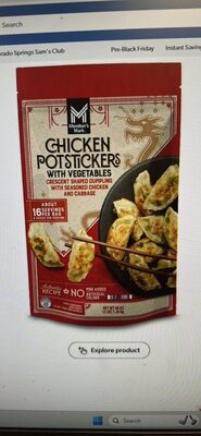 Chicken Potstickers with Vegetables