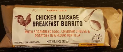 Chicken Sausage Breakfast Burrito