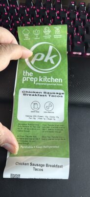 Chicken Sausage Breakfast Tacos