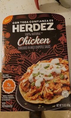 Chicken Shredded In Mild Chipotle Sauce