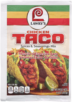Chicken Taco, Spices & Seasonings Mix