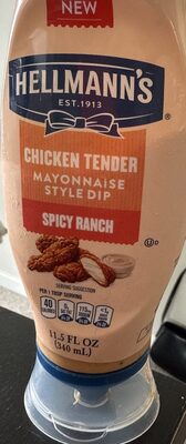 Chicken Tender Mayonnaise Style Dip Spicy Ranch