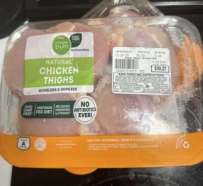 Chicken Thighs, Boneless And Skinless