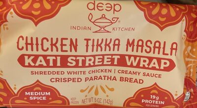 Chicken Tikka Masala Kati Street Wrap