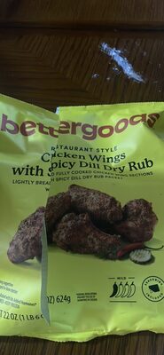 Chicken Wings with Spicy Dill Dry Rub