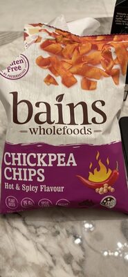 CHICKPEA CHIPS Hot & Spicy Flavour