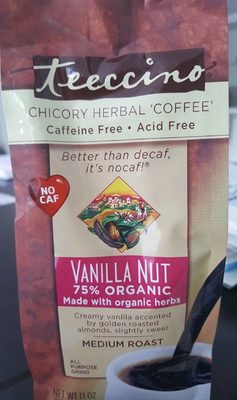 Chicory herbal 'coffee', vanilla nut; medium roast