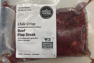 Chile Crisp Beef Flap Steak