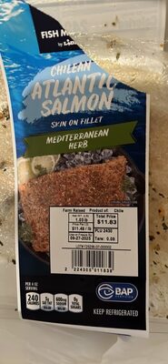 Chilean Atlantic Salmon Skin On Fillet Mediterranean Herb