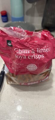 Chilli & lime soya crisps