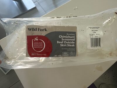 Chimichurri Seasoned Beef outside Skirt Steak