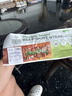 Chimichurri Seasoned Beef Skirt Steak