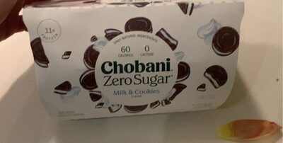 Chobani ZeroSugar Milk and Cookies Flavor