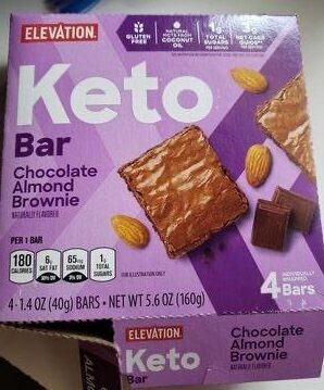 Chocolate Almond Brownie Keto Bar