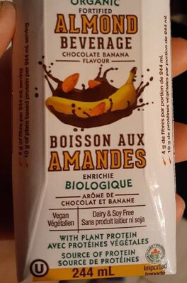 Chocolate Banana Flavour Almond Beverage