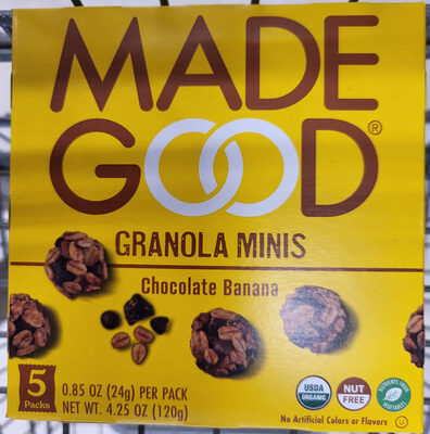 Chocolate Banana Granola Minis, Banana