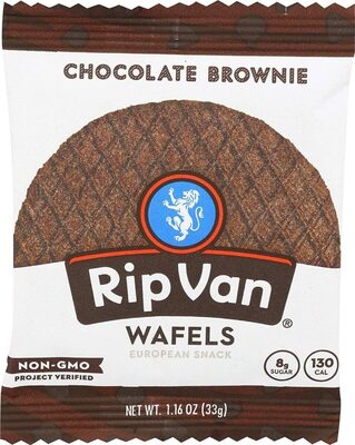 Chocolate Brownie Wafels Only 3g of Sugar
