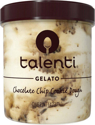 Chocolate chip cookie dough gelato