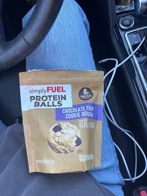 chocolate chip cookie dough protein balls