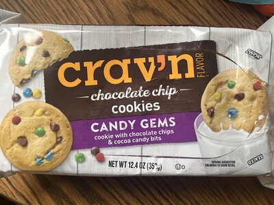 Chocolate Chip Cookies Candy Gems