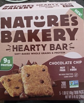 Chocolate Chip Hearty Bar