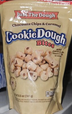 Chocolate Chips and Caramel Cookie Dough Bites