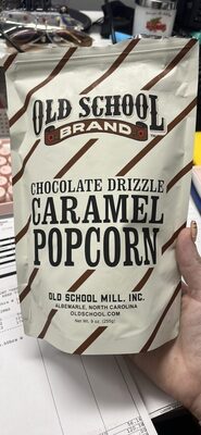 Chocolate Drizzle Caramel Popcorn