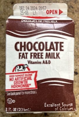 Chocolate fat free milk