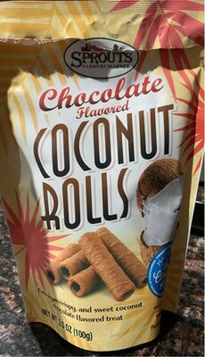 Chocolate Flavored Coconut Rolls
