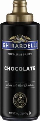 Chocolate flavored sauce