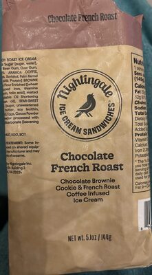 Chocolate French Roast Ice Cream Sandwich