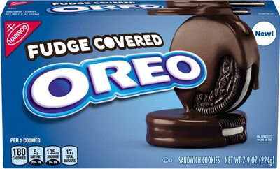 Chocolate fudge covered cookies