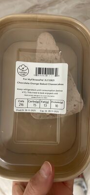 Chocolate Orange Baked Cheesecakes