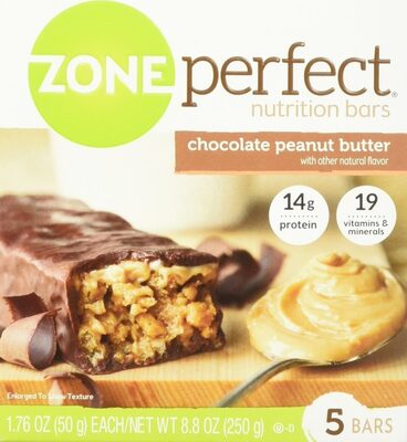 Chocolate peanut butter bars of z each