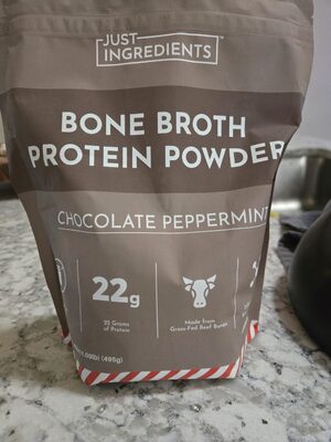 Chocolate Pepermint Bone Broth Protein Powder