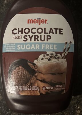 Chocolate syrup, sugar-free