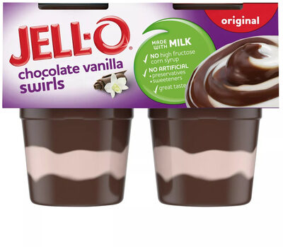 Chocolate vanilla swirls