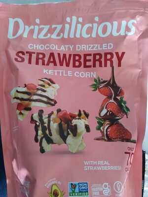 Chocolaty Drizzled Strawberry Kettle Corn