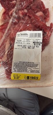 CHOICE BEEF LOIN FLAP MEAT STEAK BNL S SVP