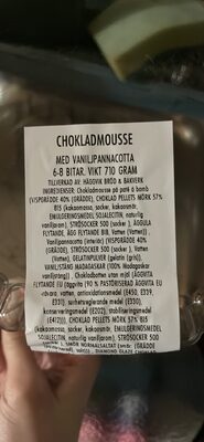CHOKLADMOUSSE MED VANILJPANNACOTTA