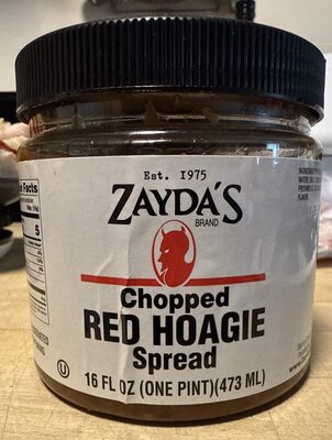 Chopped Red Hoagie Spread