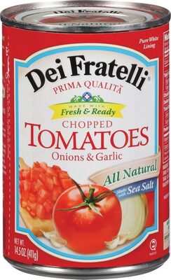 Chopped Tomatoes Onion & Garlic