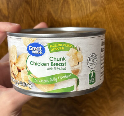 Chunk Chicken Breast With Rib Meat