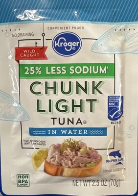 Chunk Light Tuna 25% Less Sodium In Water