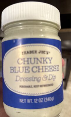 chunky blue cheese dressing, and dip