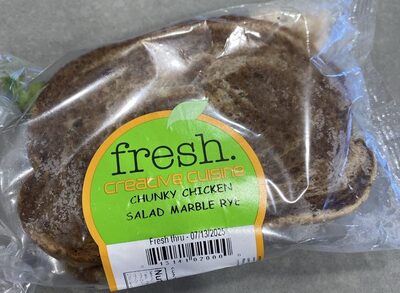 Chunky Chicken Salad Marble Rye