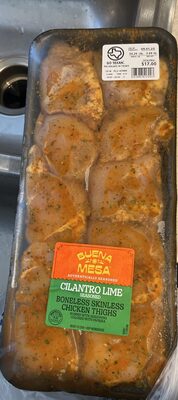 Cilantro Lime Boneless Skinless Chicken Thighs