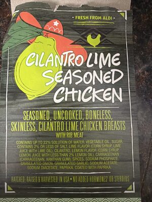 Cilantro lime Seasoned Chicken
