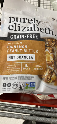 Cinnamon Peanut Butter Nut Granola